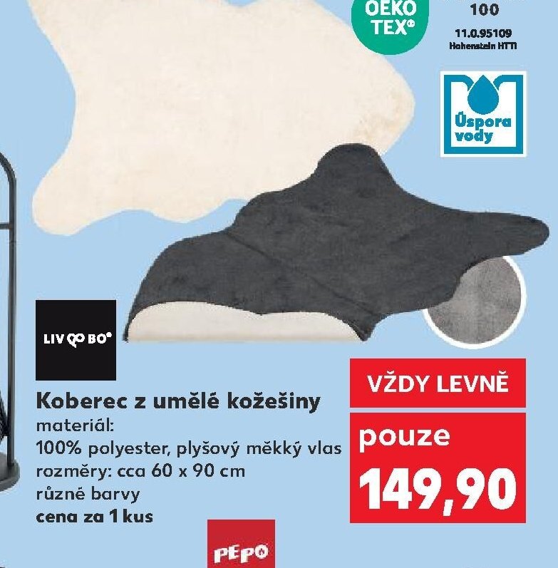 Koberec z umělé kožešiny