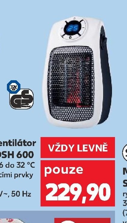 Teplovzdušný ventilátor