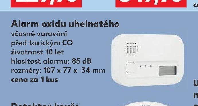 Alarm oxidu uhelnatého