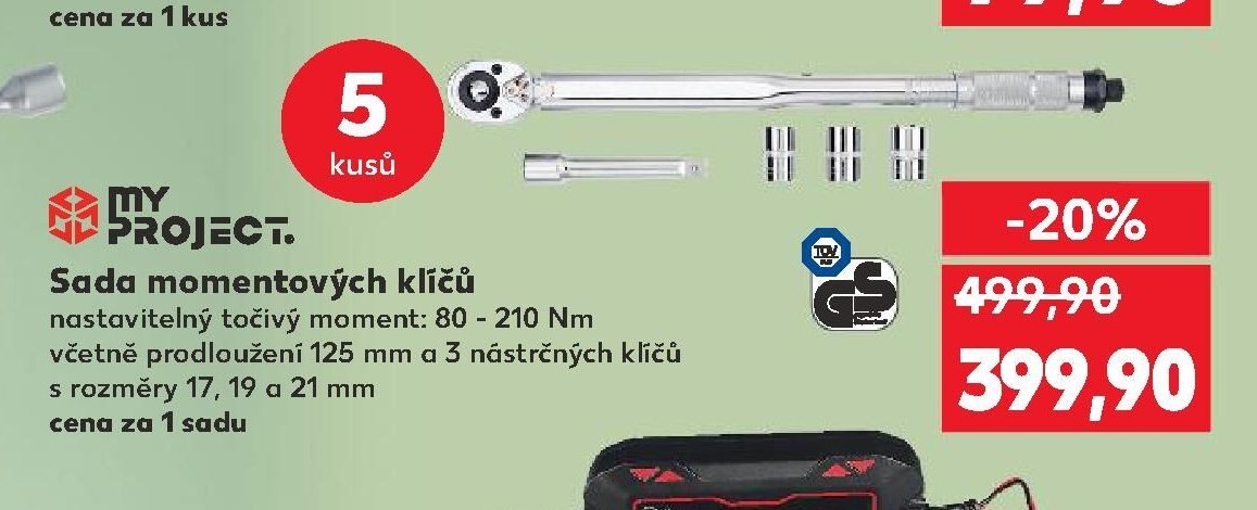 Sada momentových klíčů