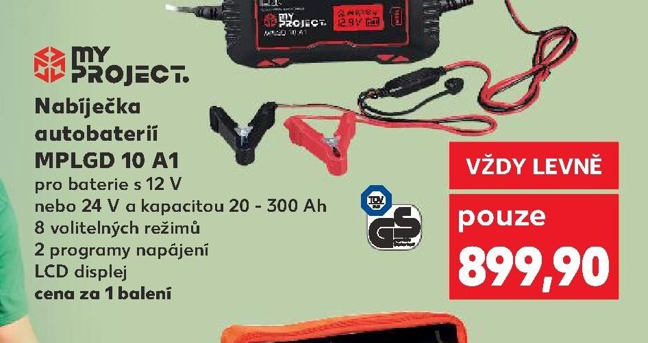 Nabíječka autobaterií MPLGD 10 A1
