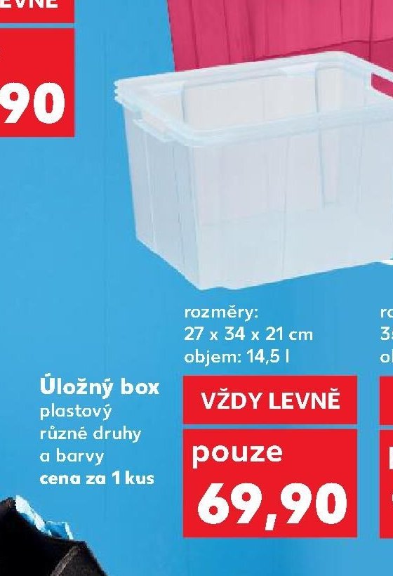 Úložný box (objem 14,5 l)