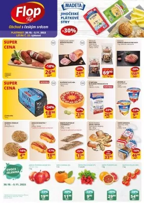 akční leták FLOP TOP 30.10.2023-5.11.2023