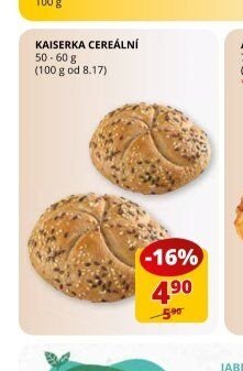 KAISERKA CEREÁLNÍ 50 - 60 g