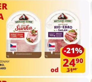 KOSTELECKÉ UZENINY SALÁM RIO EBRO, ŠUNKA STANDARD