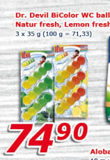 WC blok Bicolor Dr. Devil