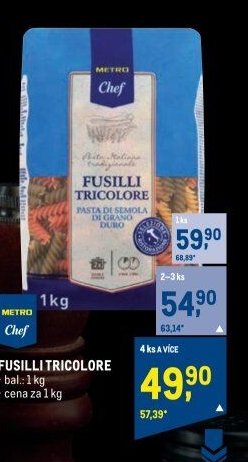 FUSILLI TRICOLORE