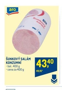 ŠUNKOVÝ SALÁM KONZUMNÍ