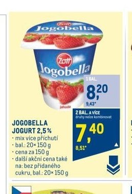 JOGOBELLA JOGURT 2,5%