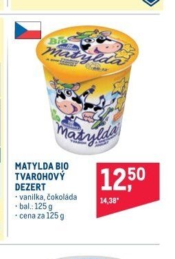 MATYLDA BIO TVAROHOVÝ DEZERT