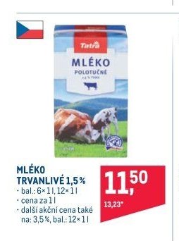 MLÉKO TRVANLIVÉ 1,5%