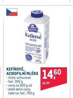 KEFÍROVÉ, ACIDOFILNÍ MLÉKO