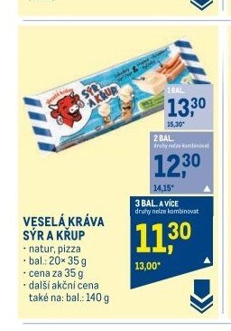 Veselá kráva Sýr a křup