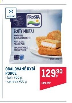 Obalované rybí porce