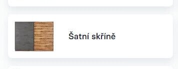 Šatní skříně