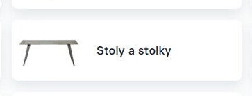 Stoly a stolky