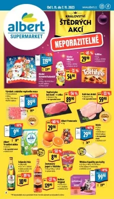 akční leták Albert 1.11.2023-7.11.2023