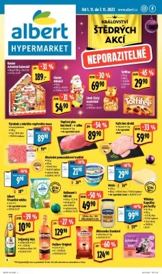 akční leták Albert 1.11.2023-7.11.2023