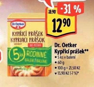 Dr. Oetker Kypřicí prášek