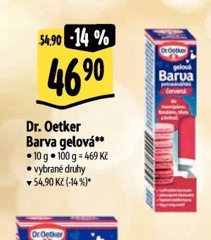 Dr. Oetker Barva gelová