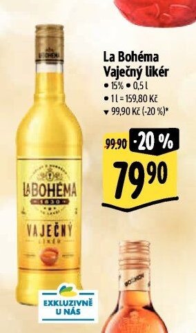 La Bohéma Vaječný likér