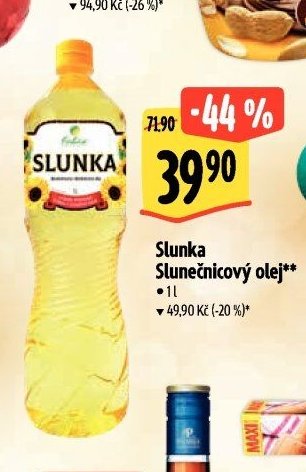 Slunka Slunečnicový olej