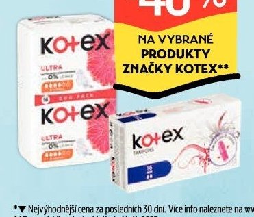 Kotex Dámské vložky/tampony