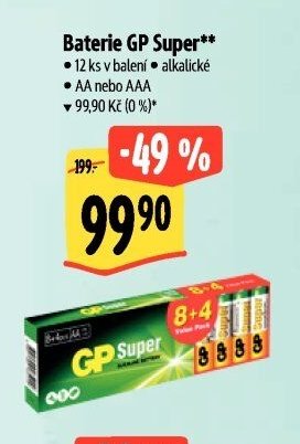 Baterie GP Super