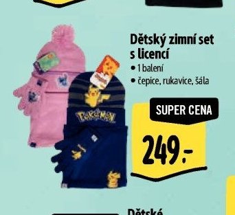 Dětský zimní set s licencí