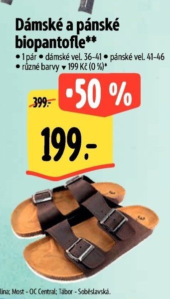 Dámské a pánské biopantofle