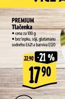 PREMIUM Tlačenka