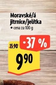 Moravské/á jitrnice/jelítka