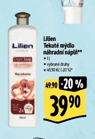 Lilien Tekuté mýdlo náhradní náplň