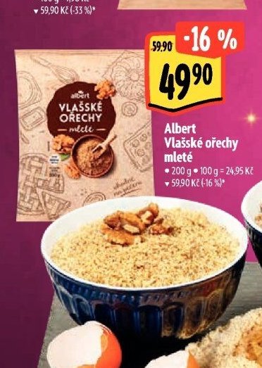 Albert Vlašské ořechy mleté