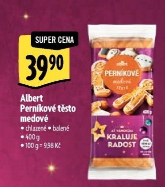Albert Perníkové těsto medové