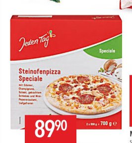 Jeden Tag Pizza Speciale, Margherita, Salami