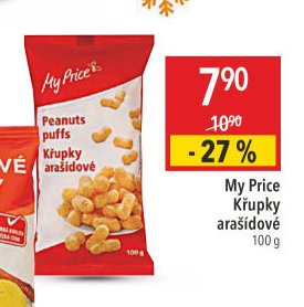 My Price Křupky arašídové