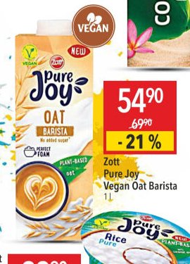 Zott Pure Joy Vegan Oat Barista