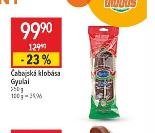 Čabajská klobása Gyulai