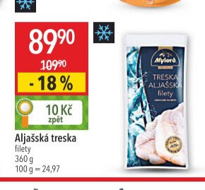 Aljašská treska filety