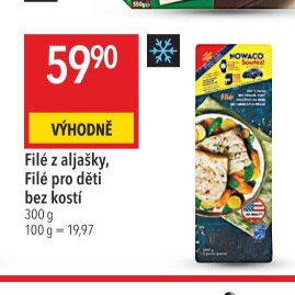 Filé z aljašky, Filé pro děti bez kostí