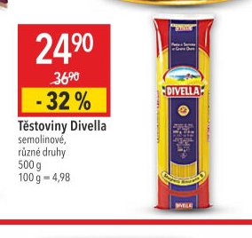 Těstoviny Divella