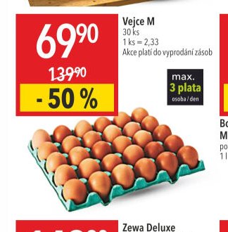 Vejce M 30 ks