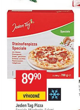 Jeden Tag Pizza Speciale, Margherita, Salami