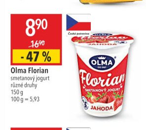 Olma Florian smetanový jogurt