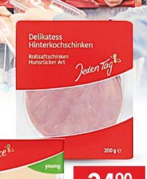Jeden Tag Delikatess Hinterkochschinken