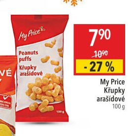 My Price Křupky arašídové
