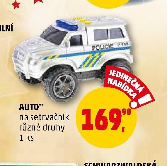 Auto na setrvačník