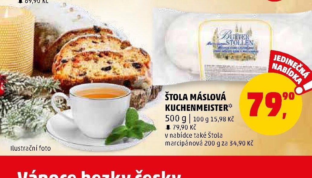 Štola máslová Kuchenmeister