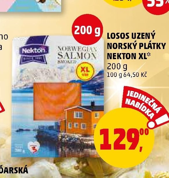 LOSOS UZENÝ NORSKÝ PLÁTKY NEKTON XL